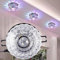 eecoo eecoo Crystal LED Downlight, 3W Luz de techo empotrada con 5-8cm Apertura, LED Foco decorativo para pasillo creativo en pasillo, pasillo, sala de estar, dormitorio RGB