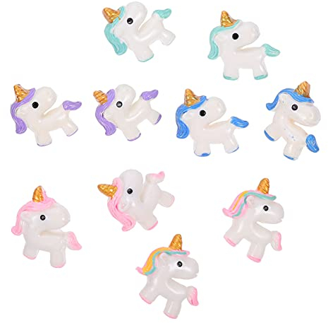 TOYANDONA 10 Stück Cartoon Push Pins Dekorative schöne Einhorn Reißzwecken Tierform Reißzwecken für Whiteboard Pinnwand Büro Karten Foto Memo Notizpapier