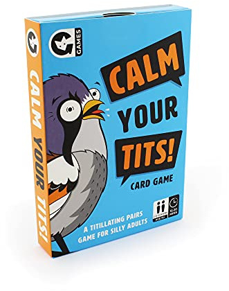 Ginger Fox Calm Your Birds Silly Card Game | Laugh-Out-Loud Fun With Friends At Party Games Night | Matching Pairs Play For Grown-Ups Based On Funny Nature Names | 3+ Players, Aged 16+ Years