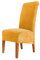 CMAKER Stuhlhussen für Esszimmerstühle, Stretch-Samt, Spandex, waschbar, abnehmbar, waschbar, für Esszimmerstühle, 2 Stück, Größe XL, Gold