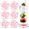 HOOMIL Dessous-de-Verre antidérapants pour Boissons, Motif Fleur de Sakura Mignon, pour intérieur et extérieur, fête dans Le Jardin
