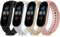 Yisica 4 Pack Bracelets Compatible avec Xiaomi Mi Band 5 / Mi Band 6 / Amazfit Band 5, Bracelets de Remplacement en Silicone Réglable Multicoloré pour Xiaomi Mi 5 / Mi 6 Femmes Hommes
