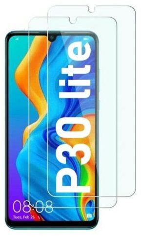 Cracksin [2 Stück] Panzer Schutz Glas kompatibel mit Huawei P30 Lite Displayschutzfolie, Schutzglas 100% Fingerabdrucksensor Nano-Glas 9H