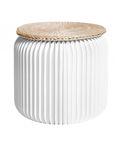 Stooly Klapphocker, 28 cm, Keramikweiß