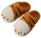 LANFIRE Damen Baumwolle Hausschuhe - Kuh, Schweinepulver, Tiger Plüsch Tier (Yellow, 36)