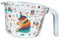 Unicorn Cartoon Glass Measuring Cup Scales Food-Grade Glass Milk Cup for Baking Hot Milk Egg Breaking Kitchen Restaurant