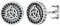Silvora 925 Silber Keltischer Knoten Ohrringe für Männer Frauen Irischer Triquetra Zirkonia Ohrstecker Punk Gothic Trinity Celtic Knoten Ohrstecker Fashion Ohrschmuck für Damenn Herren