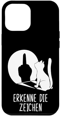 Hülle für iPhone 14 Plus Schatten Katzen Handyhülle Erkenne die Zeichen