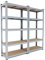 Set Di 2 Scaffali Per Garage In Metallo E MDF Ad Alta Portata Fino a 875 kg Scaffale Con 5 Ripiani Regolabili Officina Cantina Magazzino Capannone Design Modulare 180 x 90 x 40 cm