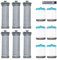 Lot de 12 filtres de rechange pour aspirateur sans fil compatibles avec Tineco A10 Hero, A10 Series, A11 Hero, A11 Series, Pure One S11, S11 Series, PWRHERO11 Snap, S12 Pro EX, 6 pré-filtres et 6
