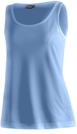 Maier Sports Petra, Ärmelloses Damen T-Shirt, Outdoorshirt | Mit Rundhals für Wandern und Freizeit, Dryprotec Technologie für schnelles Trocknen, Perfekt für den Sommer