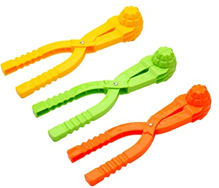 BESTonZON 3St Schneeball-Clip Werkzeug zum Erstellen von Schneebällen Schneeballschaufel Kinder Outdoor Spielzeug Kinder draußen Spielzeug Schneekugel Kinderspielzeug Schneeballschlacht-Tool