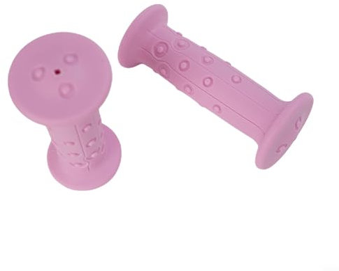 Manopole in gomma per manubrio, 18 mm, per bici da bambini BTWIN 14 16 (G133 per coppia rosa)