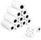 VMUTGA 10 Rollen Thermopapier, Mini Thermal Printer Papier Thermorollen Thermo Drucker Papier Bedruckbarer Nachfülldruckpapier für Kinder Sofortbildkameras Mini Mobiler Fotodrucker (55mm*26mm*6M)