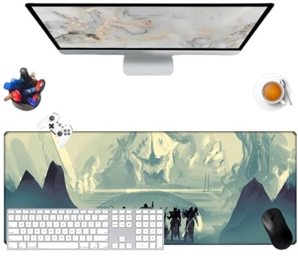 Générique Destiny 2 Game Mouse Pad – Special Surface Improves Speed and Accuracy, Non-Slip Office Mouse Mat Textured Surface 800 x 300 x 3 mm