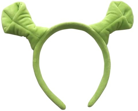 Cartsyou Green Ears Headband Monster Headbands Hairband Head Hoop Animal Ears Halloween Christmas Costume Cosplay Women (G)