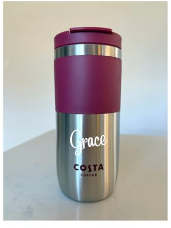 Costa Coffee Personalised Travel Mug - Stainless Steel