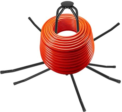 LANNADD Kabelabroller, Rohrhaspel Fußbodenheizung, Abrollgerät Rohr Abwickler, Abroller Fußbodenheizungsrohr, Rohrabroller mit Tasche, Max. 200kg (B) für PEX, PERT, Heizungsrohre und Wasserrohre