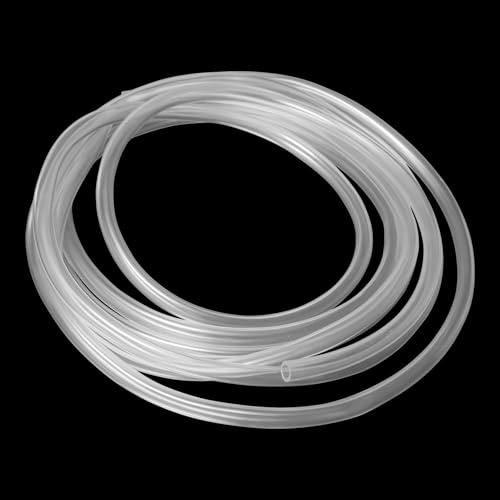 iMeistek 15mm ID x 19mm OD Clear Plastic Tube Hose, 6M Length Food Grade Flexible PVC Vinyl Tube Pipe for Oil Water and Air Transfer