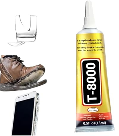 T8000 Multi-Function Glue - All Purpose Super Glue for Phone Screen Repair,Electronics,Jewelry | Strong Craft Adhesive,Waterproof,Durable,Quick-Dry & Clear Contact Glue,All Purpose Super Glue