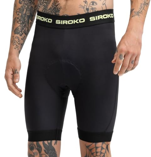 SIROKO - MTB-Unterhose MoveFit Black, Schwarz , L