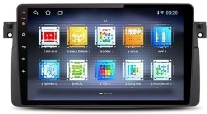 Schermata Car Play Autoradio Multimedia 2 din Android Auto Radio CarPlay per BMW E46 per Coupé M3 316i 318i GPS(WIFI 2GB-32GB A1)