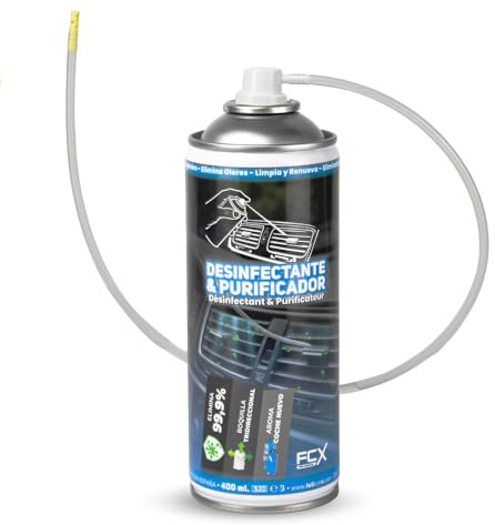 Nettoyant et Purificateur pour Conduits de Climatisation Automobile - Désodorisant Voiture Neuve - Restaure la Fraîcheur et Laisse Un Agréable Parfum de Neuf