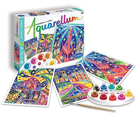 Sento Sphere Aquarellum – Paris bei Nacht – Kunst und Handwerk Aquarellfarben-Set
