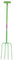 Red Gorilla Unisex's Tubular Manure Fork 4 Prong T-Grip, Pink, Regular