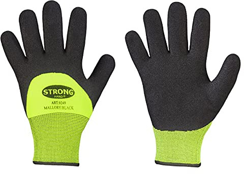 Kälteschutzhandschuh Mallory/Black Gr.8 schwarz/gelb EN 388,EN 511 Kat.II
