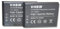 vhbw 2X Batteries Compatible avec Samsung Digimax L201, L301, L70, L83t, NV10, NV15, NV20 Appareil Photo, Reflex numérique (500mAh, 3,7V, Li-ION)