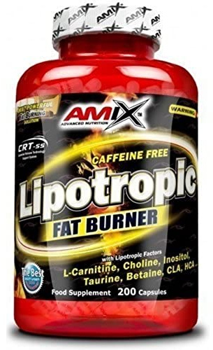 AMIX - Suplemento Deportivo - Lipotropic Fat Burner en Formato de 200 Cápsulas - Gran Aporte de Energía y Mejora la Resistencia - Acelera el Metabolismo