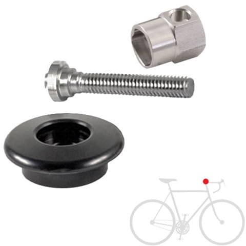 Pitlock Set 09 Ahead Headset-System Lock, Schwarz, Einheitsgröße