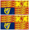 United Kingdom Royal Standard Flagge UK 7,6 cm (75 mm) Bumper Sticker, Aufkleber Vinyl X2