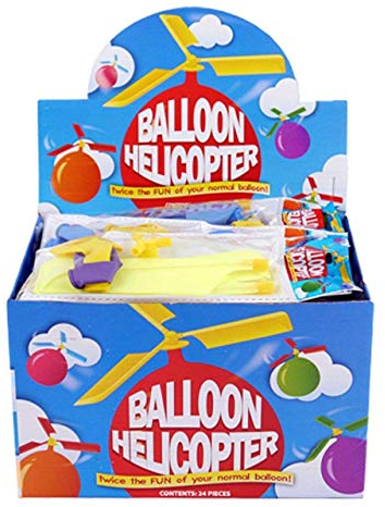 Ballon Hubschrauber Spielsachen Packung mit 6 - Multi, 1 - Pack