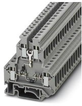 PHOENIX CONTACT UKK 5-2DIO/O-UL/UR-UL Bauelementreihenklemme mit integrierter Diode, Schraubanschluss, 0.2 mm² - 4 mm² Querschnitt, 24 - 12 AWG, 6.2 mm Breite, Grau, 50 Stück