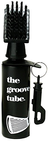 ProActive Sports Groove Tube Golf Club Cleaner Squeeze Bottle Brush , black, 7 1/2 inches tall