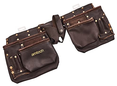 Amtech N1045 12 Pocket Heavy Duty Leather Tool Belt
