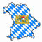 Werbetechnik Sotirios Papoutsis Auto Aufkleber Bayern Sticker Konturgeschnitten (ca 11x11 cm)