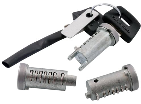 Schlosssatz PIAGGIO ORIGINAL kompatibel für PIAGGIO TPH 50 Bj. 1999-2005, Sfera NSL 50 TT AC 91-94 NSL1T, Zip SSL 25 99-, Sfera RST 50 DT AC 95-97 ZAPC010, Sfera 50 TT AC 91-94 NSL1T