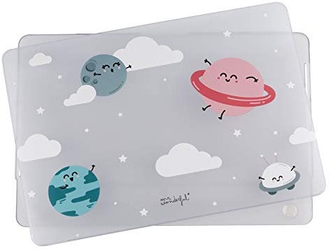 Mr Wonderful Wondee Carcasa para Portátil Pro 13,3 Pulgadas (2016) de Transparente con Diseño de Planetas