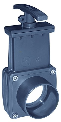 Zugschieber 110 x 110 Klebemuffe beidseitig Günstiger Zugschieber