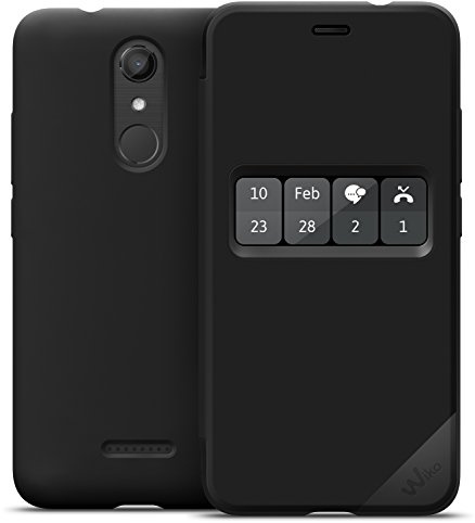 Wiko WISFW0027 Funda para teléfono móvil Folio Negro - Fundas para teléfonos móviles (Folio, Upulse, Negro)