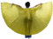 MUNAFIE Disfraz de alas de Halloween para niñas y niños, alas de Hada, alas de ISIS Wings, Disfraz para Carnaval, Cosplay, Fiesta, Dorado