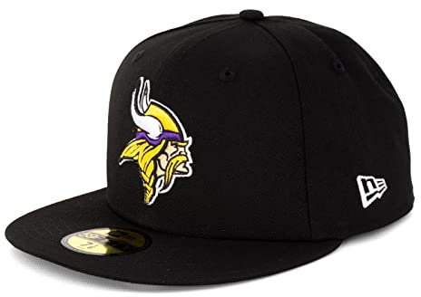 New Era Cap 59FIFTY Herren Basecap NFL NBA MLB Limited Edition (Minnesota Vikings Black, 7 1/8)