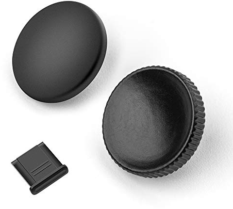 Fotover Metall Messing Weich Auslöseknopf für Leica Series und Fujifilm XT20 X100F X-T2 X100T X-PRO2 X-T10 X-PRO1 X100 X100 X100 X10 X20 X30 X-E1 STX-2 mit Blitzschuhabdeckung