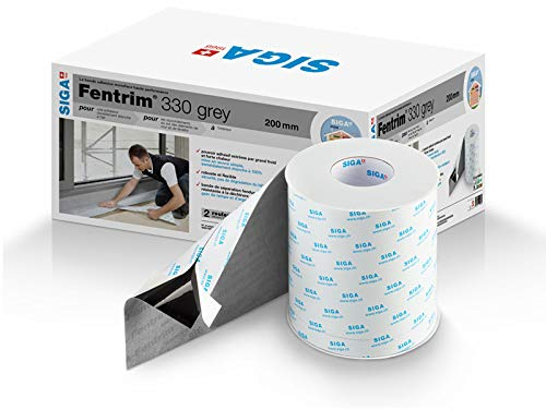 Siga Fentrim 330 grey 25 m versch. Breiten Dichtband Innen Fenster Fassaden (200 mm x 25 m)