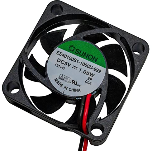 Lüfter 5V DC 0,86W 40x40x10mm 13,9m³/h 7300U/Min 13,9m³/h Sunon EE40100S11000U999