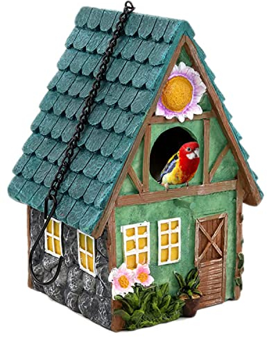 Vogelhaus Innenbereich im Freien Kleine Vogelhäuser Geschenke für Vogel Hängendes Vogelhaus für Kolibri Blaue Vogelschwalbe
