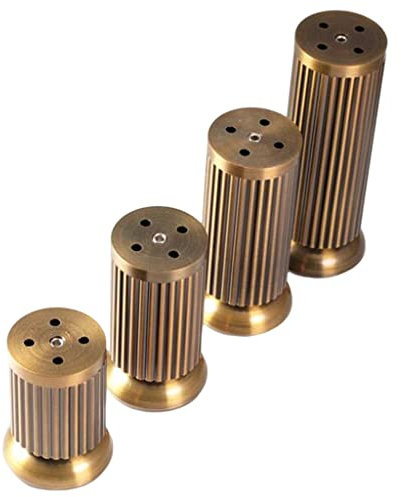 GBPOY Möbelfüße 8cm-15cm antikes Kupfer verstellbare Möbelbeine Zinklegierung Tisch und Stuhl Sofa Schrank Schlafsofa Stützfüße mit Schrauben
